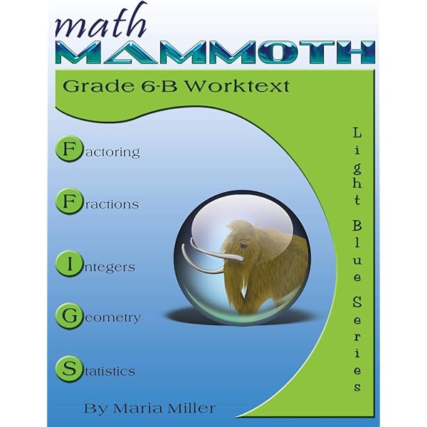 Math Mammoth Grade 6-A Worktext: Miller, Maria: 9781942715207 ...