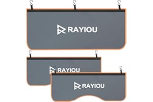 RAYIOU 3-Piece Automotive Magnetic Fender Covers for Mechanics, Fender Protector with Stong Magnetic and Hook for SUV/Sedan/T