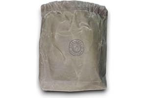 CAMPCRAFT OUTDOORS Camp Skillet Bag, Handmade Waxed Canvas Storage Bag for Steel and cast Iron cookware, Camping Gear, bushcraft Gear, Survival Gear