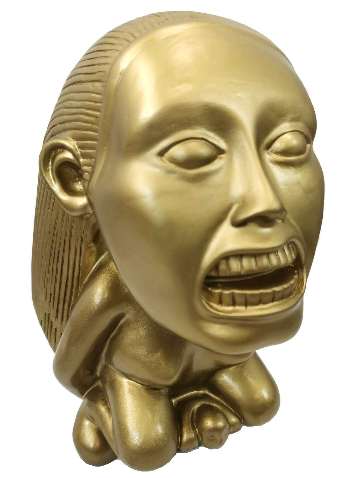 thecostumebase Indiana Jones Fertility Idol Golden Raiders of Lost Ark Replica Resin Coin Bank