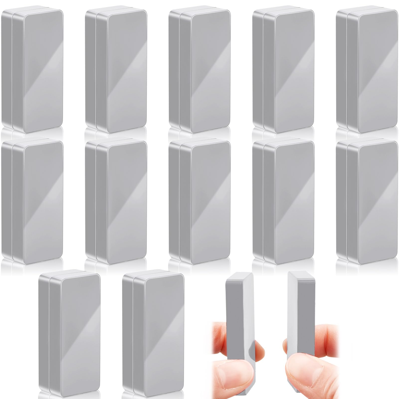 Photo 1 of Copkim 24 Pieces Outdoor Curtain Weights Waterproof Magnetic Drapery Weights for Home Decor Bathroom, Shower, Liner, Flags Tablecloth to Stop Wind (Gray)