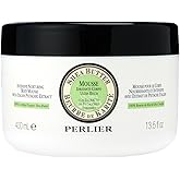 Perlier – 48 Hour Hydration Body Mousse, 13.5 fl oz, Ultra Moisturizing Cream with Shea Butter & Pistachio Extract, Lightweight Non-Greasy Texture for Soft Glowing Skin