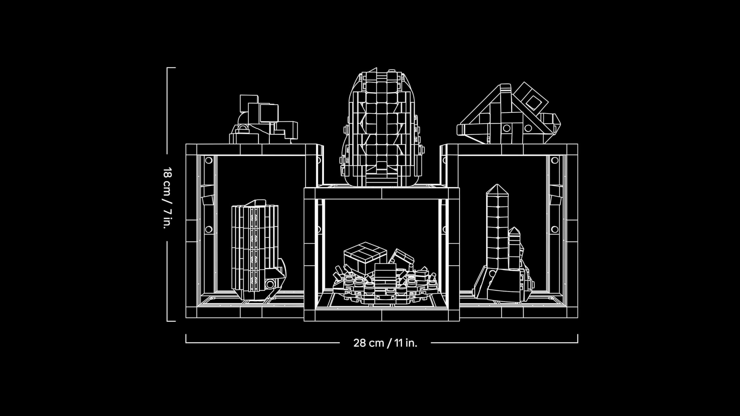 LEGO Ideas Mineraliensammlung - Set für Erwachsene - Modellbau mit Kristallelementen inkl. Amethyst, Fluorit & Tangerinquarz sowie 3 Ständern - DIY Wohn Deko Geschenkidee - 21362 7