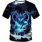 WHNBCW Traditional Chinese Dragon T-Shirt Funny Anime Graphic Tee Shirt