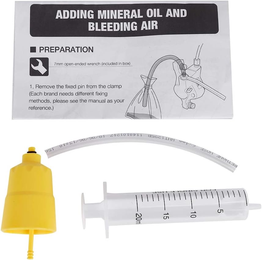 Aosiyp Mineral Oil Bleed Repair Tool Kit, Bike Brake Repair Tool Hydraulic Bicycle Bike Disc Brake Mineral Oil Bleed Repair Tool Kit Cycling Accessory