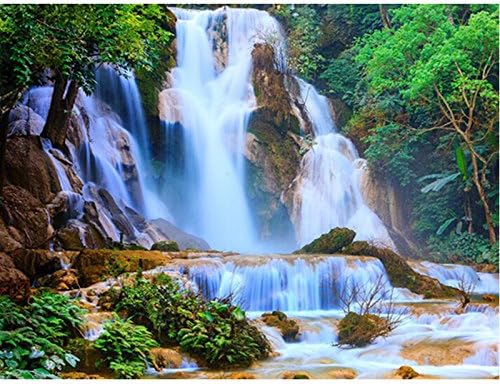 New 5D DIY Diamond Painting "Waterfall landscape " Embroidery Full Diamond Cross Stitch Rhinestone Mosaic Painting Decor