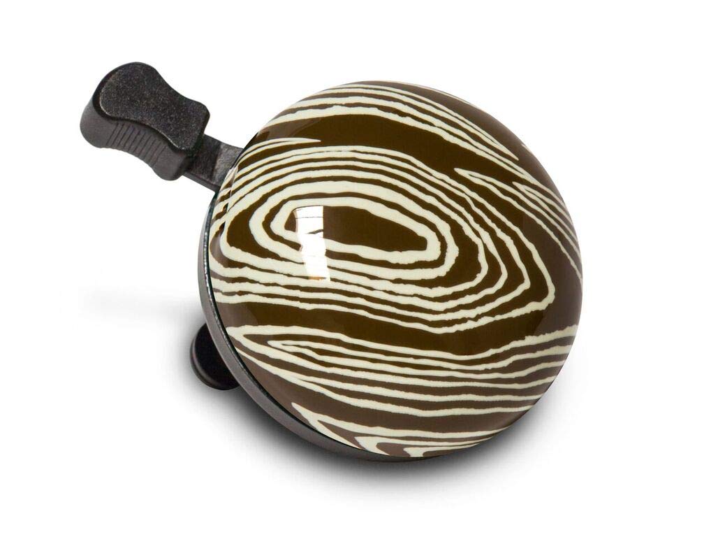 Nutcase Fahrrad Klingel Ring Ring Bell Glocke 55mm Laut Design Groß XXL Muster Bunt Kinder Bike, NBLL-10, Design Tree Hugger