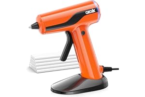 akolik 50W Mini Hot Glue Gun, Anti-Drip Fast Preheating Mini Glue Gun Kit with 30 PCS Glue Sticks for DIY, Arts & Craft, Home Repairs, and Decorations 50W