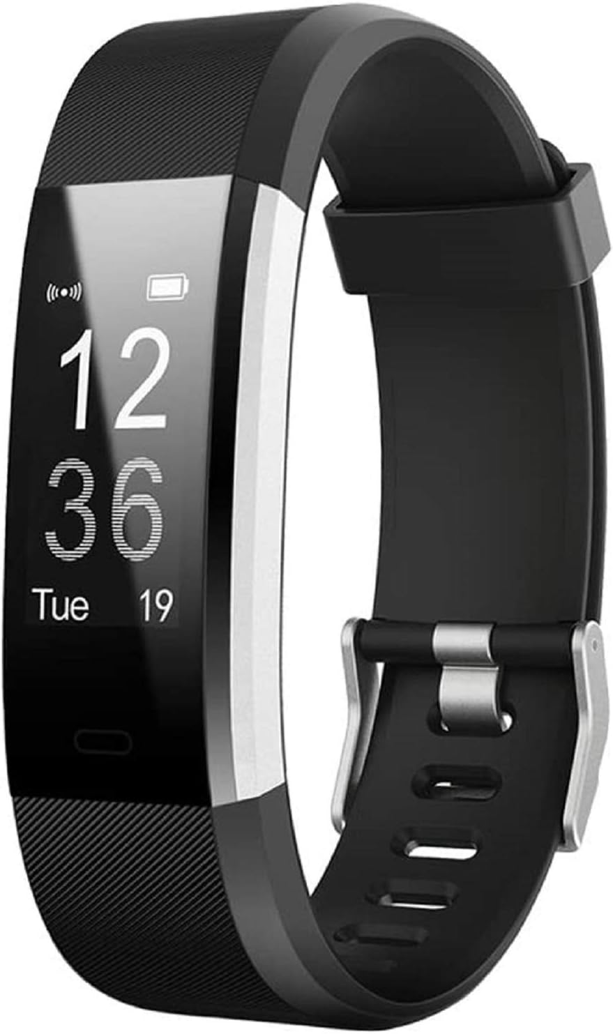 LETSCOM Fitness Tracker HR, Activity Tracker Watch with Heart Rate Monitor, Waterproof Smart Fitness Band with Step Counter, Calorie Counter, Pedometer Watch for Women and Men : Sports & Outdoors