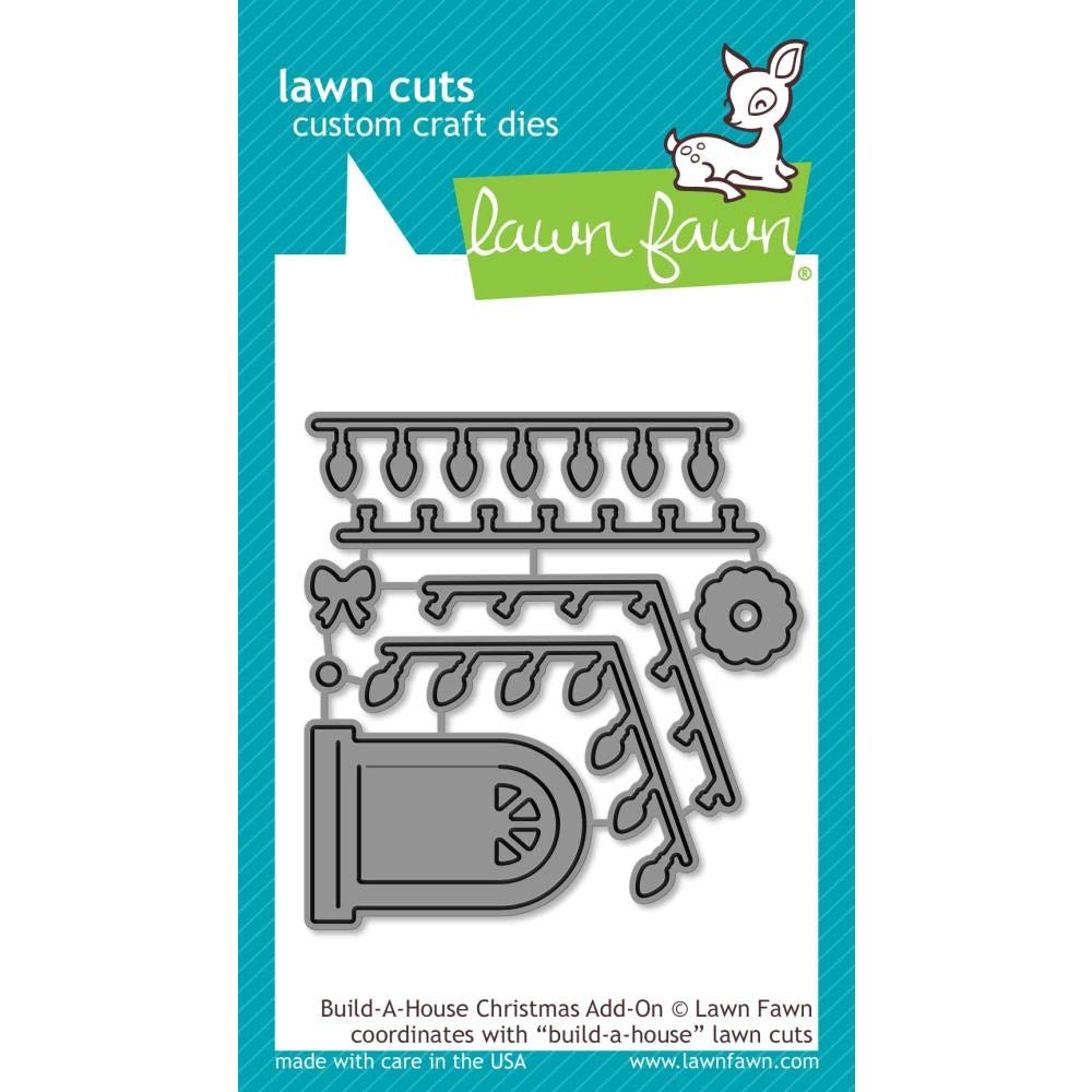 Lawn Fawn Build-a-House Christmas Add-on Dies