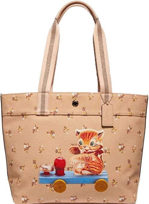 coach large diaper tote travel bag