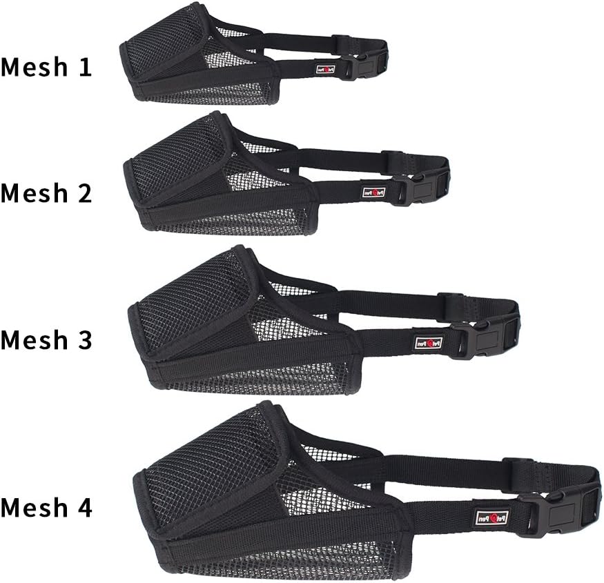 Petperi Breathable Best Fit Dog Muzzles (mesh4)