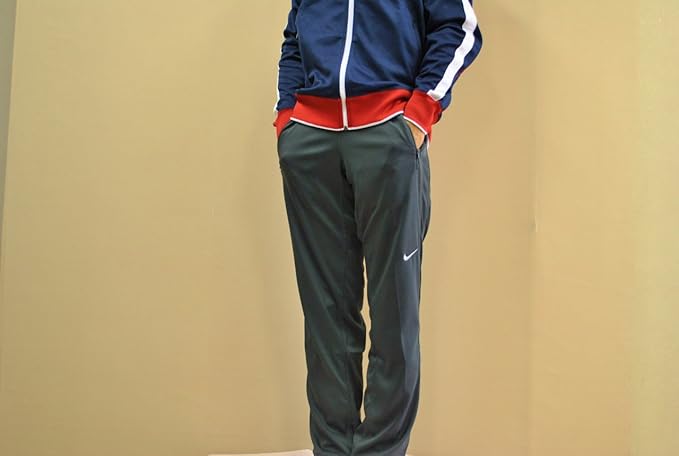 Amazon ナイキ Nike スウォッシュマークワンポイント Dri Fit素材 ジャージパンツ トレーニングパンツ 並行輸入商品 8 Mサイズ 060チャコール ジャージボトム 通販