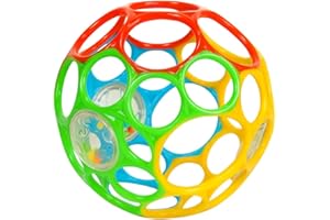 Baby O ball – BPA-Free, Easy-Grasp Sensory Toy for Newborns, Infants & Toddlers – Soft & Lightweight for Teething, Motor Skil