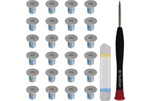 ZHUROUPU 24 Pcs M2x3 T5 Bottom Screws Compatible with for XPS 13 9343 9350 9360 XPS 15 9550 9560 Precision M5510, Secure Bott
