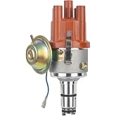 AiYiGu 034 Vacuum Advance Electronic Distributor for VW Bug Beetle | Fits Campmobile Karmann Ghia Fastback Squareback Transporter 1954-1979, For 1.1L to 1.6L engines, Replacement for 0231170034
