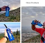 UTOBEST Soft Flask 150ML Collapsible Water Bottle for Running Hiking Cycling view 4