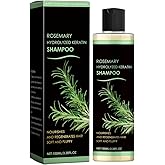 Narvokey Organic Rosemary Hair Growth Shampoo for Women and Men, Natural Thickening Strengthening with Hydrolyzed Keratin for Thinning Hair Hair Loss, 3.38 fl.oz