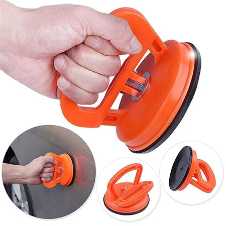 Auto-Dent-Saugnäpfe Orange Aluminium-Saugnapf Dent Puller-Griffheber - Dent Remover Heavy Duty Glaslifting