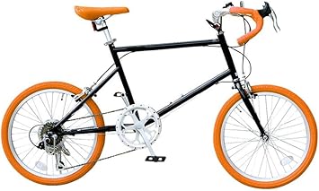 Amazon インチ ミニベロ シマノ 外装7段変速 ドロップハンドル 補助ブレーキ付 Tissues クロスバイク