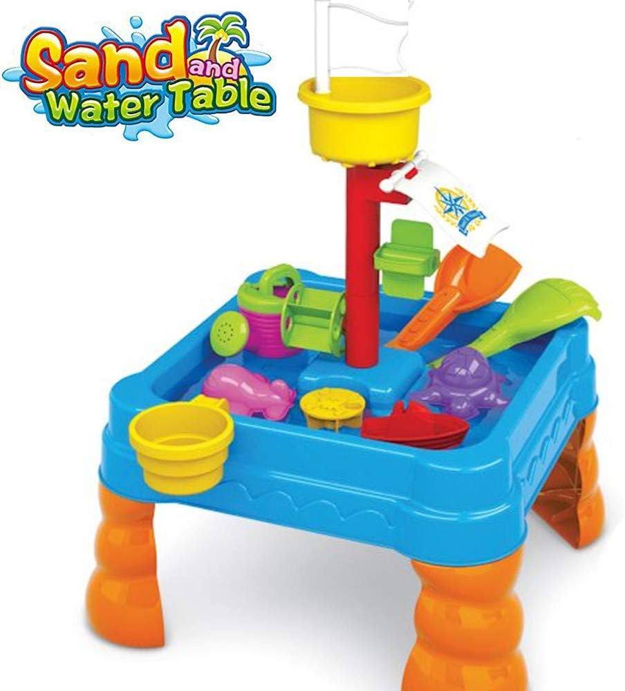 sand and water wheel play table