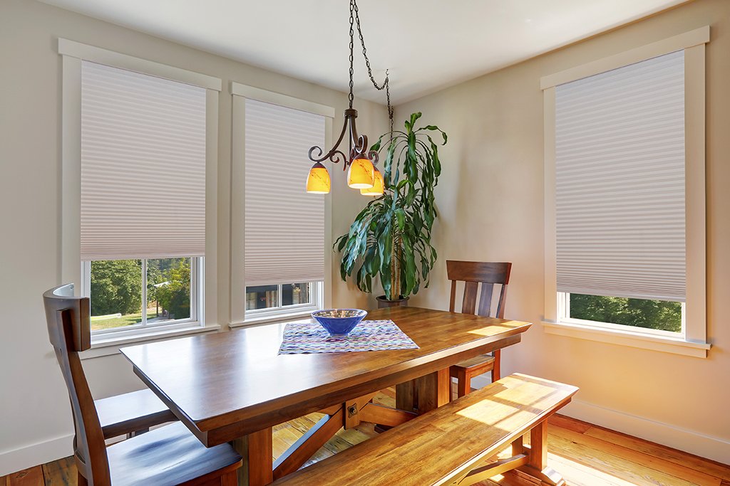 Easy Lift Trim-at-Home Cordless Cellular Light Filtering Fabric Shade Natural, 30 in x 64 in, (Fits windows 19"- 30")