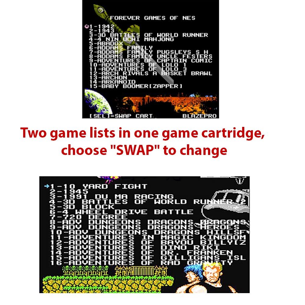 852 in 1 NES Super Games Multi Cart - 72 Pin 8 bit Gold Game Cartridge - LIMITED EDITION: Video Games