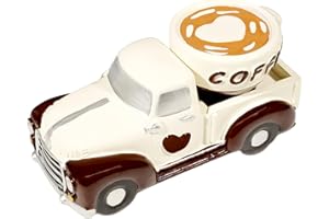 Rileryan Coffee Truck Figurine Coffee Bar Decor Coffee Station Decor Coffee Nook Decor Home Farmhouse Kitchen Country Vintage Kitchen Decoration