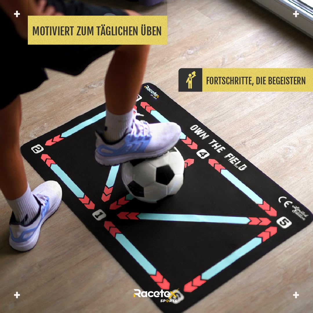 Racetex Fussballmatte Training Kinder 60x90 cm/Perfekt für Fußball Training 4