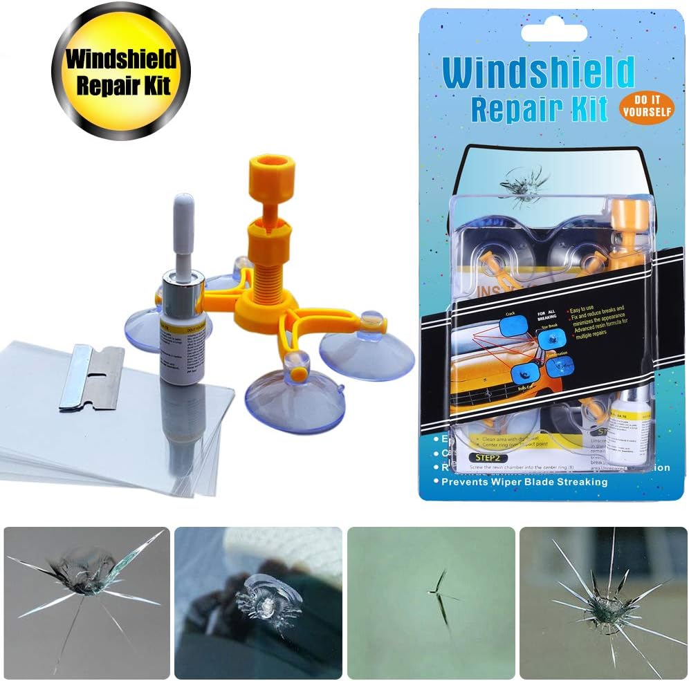 Manelord Auto Windshield Repair Tool, Car Windshield Repair Kit with Windshield Repair Resin for Windshield Chip Repair