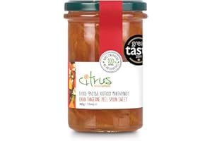 Citrus - Chian Tangerine Peel Spoon Sweet - Whole Pieces of Chian (PDO) Tangerine Peel Preserved in an All-Natural Syrup - Ha