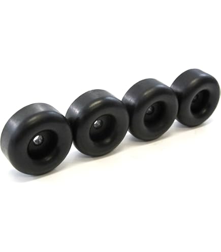 thumbnail image 2 of RAParts 10-Pack Black Cargo Trailer Door Rubber Bumper Stops - 2.5" Round Replacement Guards 2 of 12