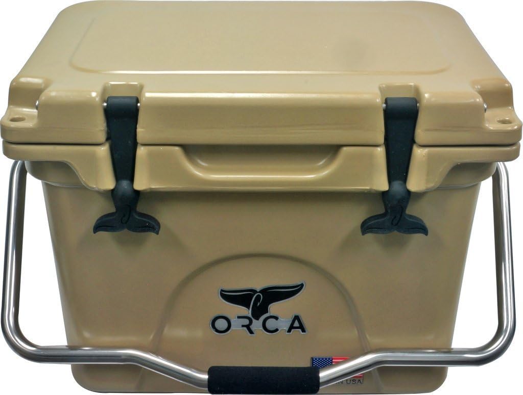 ORCA 20 Quart Cooler Tan USA Made Sports & Outdoors