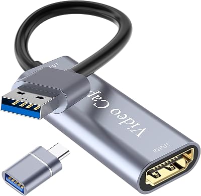 VIXLW 4K HDMI to USB Capture Card for Switch PS4 Xbox streaming 1080p