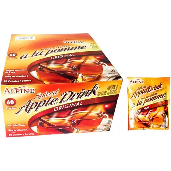Alpine Spiced Apple Drink- 60 Pouches/Sachets (21 Gram/Pouch