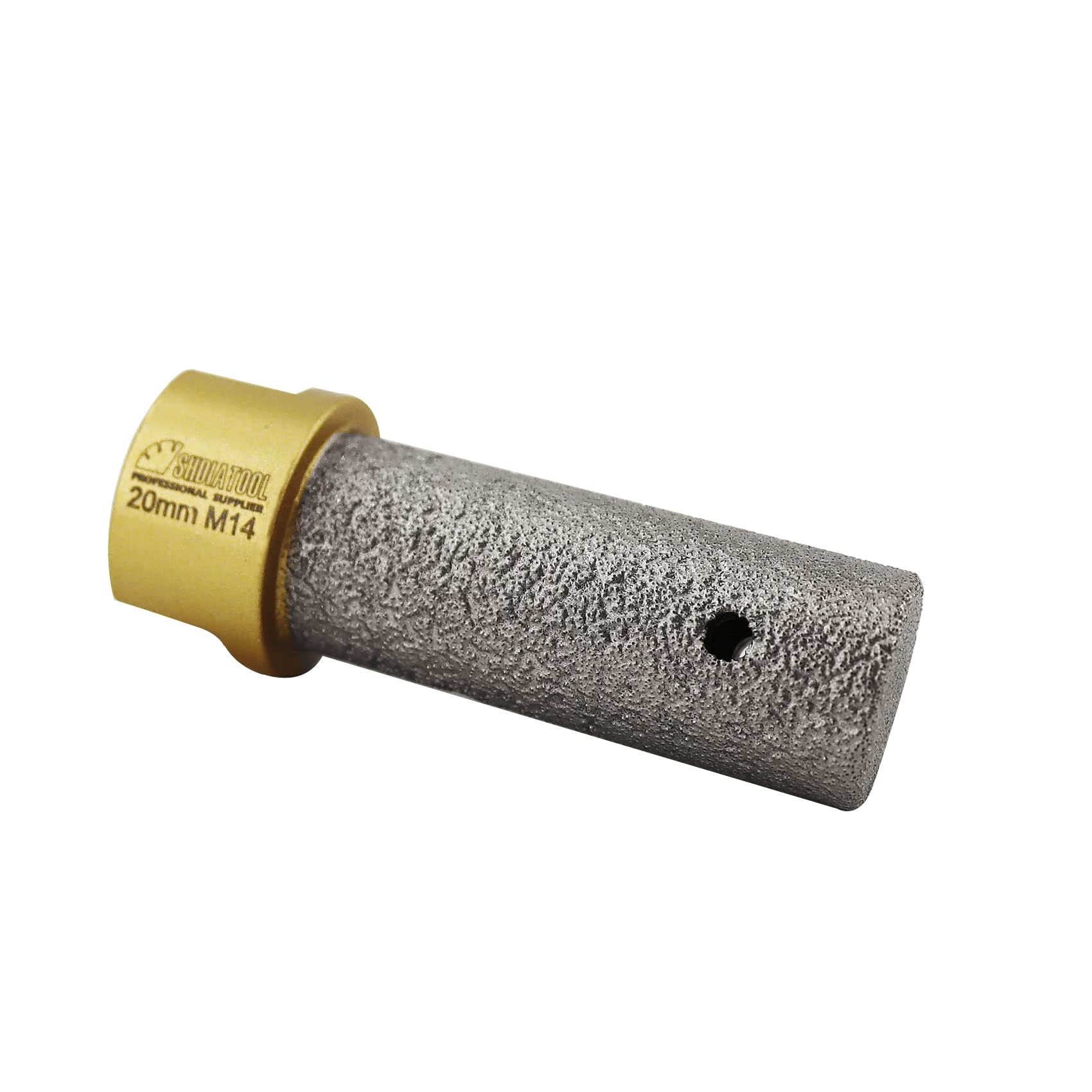 SHDIATOOL Diamond Finger Milling Bits,20mm Dry Core Drill Bit with M14 thread for Enlarging Shaping Existing Holes of Porcelain Tile Ceramic Marble Granite Countertop
