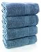 TURKUOISE TURKISH TOWEL Superior 800 Gram Long-Staple Turkish Cotton Eco-Friendly Bath Towel (Pack of 2, True Blue)