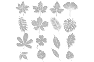 48 PCS Large Size Anti-Collision Window Clings, Assorted Leaf Shapes Glass Decal, Window Decal to Prevent People and Bird Str