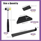Sliva Laminate Flooring Installation Kit with 40 Spacers Mallet Block Pull Bar view 2