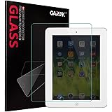 Screen Protector for Old iPad 2 / iPad 3 / iPad 4, GARUNK Tempered Glass Screen Protector [9H Hardness] [Crystal Clear] [Scra