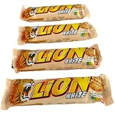 Lion's-White Chocolate Bars (42g), Pack of 4.