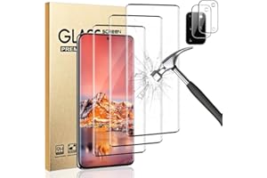 GEVIAHO (3+2 Pack) Galaxy S20 Plus Screen Protector + Camera Lens Protector, Full Clarity Coverage,9H Tempered Glass, Ultrasonic Fingerprint Support,Anti Bubble,3D HD Curved for Samsung S20 Plus(6.7 Inch)