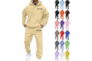 Aniywn Men's Tracksuit 2 Piece Hoodies Casual Jogging Gym Sweat Suits for Women Jogging Sweatshirts Athletic Sweatsuits Sets