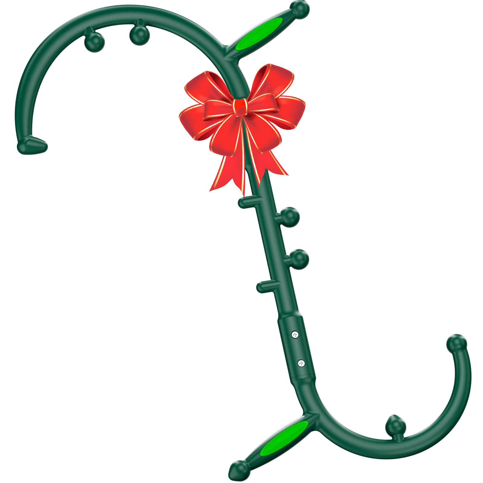 Photo 1 of **MISSING PIECES UNKNOWN**KEINE MARKE Trigger Point Massage Tool, Back Massage Tool, Pressure Point Massage Tool, Handheld Back, Neck, Shoulder, Leg and Feet Massage Hook for Men & Women (Forest Green)