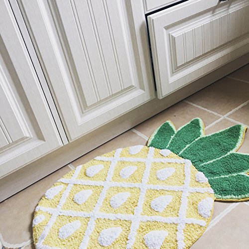YOUSA Pineapple Door Mat Cartoon Area Rugs Pineapple Rug (32.6