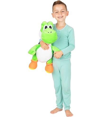 Yoshi Soft Plush Backpack - 15" Standard Size, Adjustable Strap, Officially Licensed