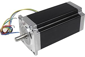 YIDOFENG 23HS2430 Nema23 Stepper Motor,280 Ncm,112mm 1.8 deg,3A with 4 Lead Wires for 3D Printer/Robot/CNC Milling Lathe Router Engraving Machine (Single Shaft)