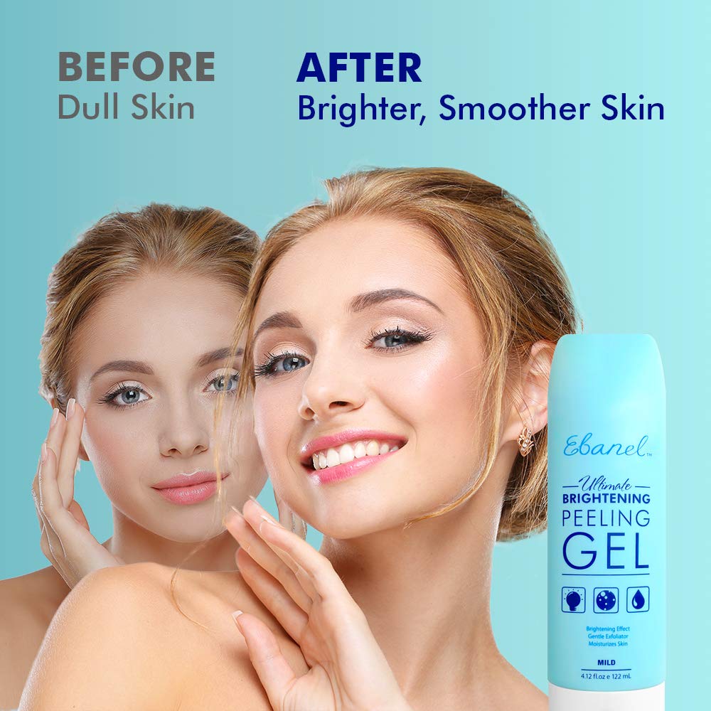 Ebanel Exfoliating Face Scrub Peeling Gel Mild, 4.12 oz (122 ml): Beauty