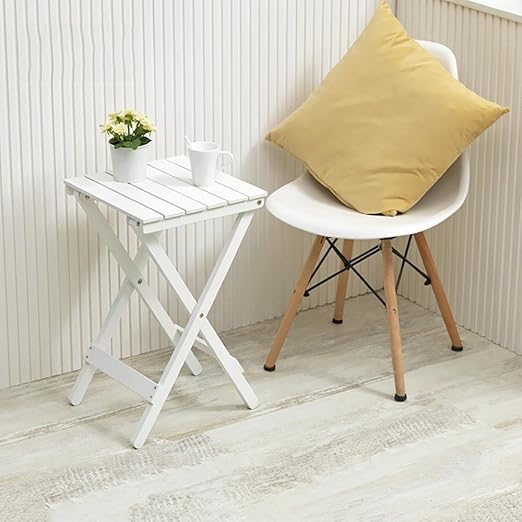 ZX Estantería Estante Plegable De Madera Maciza Agarradera De Bonsai