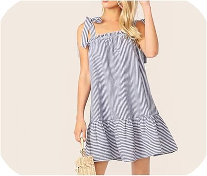 next blue striped dress